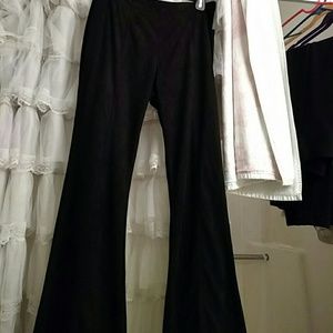 Nice suede bell bottom pants
